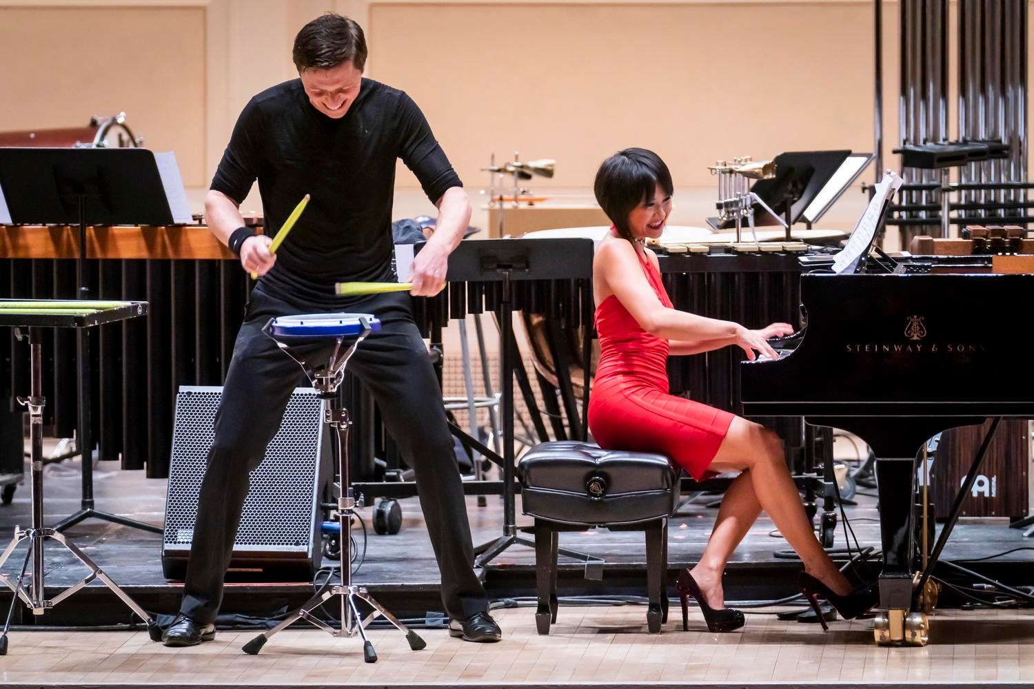 Martin Grubinger und Yuja Wang in der Carnegie Hall &copy; Chris Lee