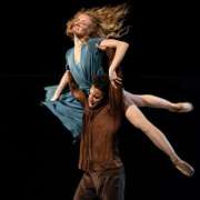 Lauren Cuthbertson and Marcelino Sambé in The Cellist &copy; ROH | Bill Cooper