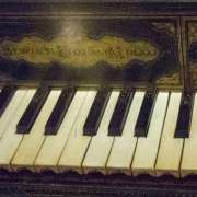 Harpsichord keyboard