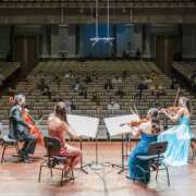 Integrantes de la Orquesta Sinfónica de Singapur en su "concierto piloto" en octubre &copy; Singapore Symphony Orchestra