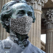 Giuseppe Verdi wears his face mask &copy; With thanks to Laura Volpi