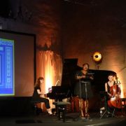 Le concert dessiné, avec Célia Oneto Bensaid, Marie-Laure Garnier et Héloïse Luzzati &copy; Jean Fleuriot