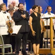 Andris Nelsons and Elizabeth Ogonek &copy; Hilary Scott