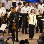 Joshua Bell and JoAnn Falletta &copy; Hilary Scott