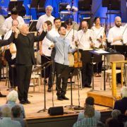 Leonidas Kavakos, Thomas Adès and Antoine Tamestit &copy; Hilary Scott