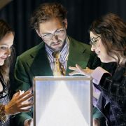 Elisabeth Teige (Freia), Attilio Glaser (Froh) and Christa Mayer (Fricka) &copy; Bayreuther Festspiele | Enrico Nawrath