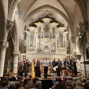 L'Ensemble Correspondances et Sébastien Daucé à Pontaumur &copy; Ensemble Correspondances