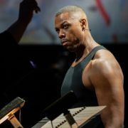 Tyshawn Sorey and Davóne Tines in Monochromatic Light (Afterlife) &copy; Stephanie Berger Photography | Park Avenue Armory