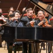 Lang Lang, Yannick Nézet-Séguin and the Philadelphia Orchestra &copy; Jessica Griffin