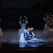 Kaleena Burks (Giselle) and Andrew Vecseri (Albrecht) &copy; Brett Pruitt & East Market Studios