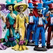 Catrinas of the Día de los Muertos, inspired by the illustrations of José Guadalupe Posada &copy; Tomas Castelazo | Wikimedia Commons