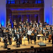 Stephen Waarts, Gemma New and the Royal Philharmonic Orchestra &copy; Matt Otty