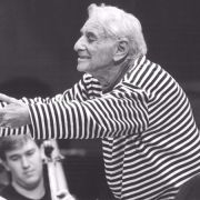 Leonard Bernstein rehearsing, 1990 © London Symphony Orchestra