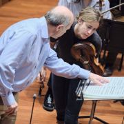 Iván Fischer and Vilde Frang in rehearsal &copy; István Kurcsák | Budapest Festival Orchestra
