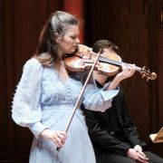 Janine Jansen, Denis Kozhukhin, Pierre Colombet and Gabriel Le Magadure &copy; Russell Duncan
