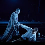 David Parkin (The Commendatore) and Andrei Kymach (Don Giovanni) &copy; Keith Saunders