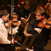 Johan Dalene, Timothy Ridout and the BBC Symphony Orchestra &copy; BBC | Mark Allan