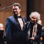Joshua Hopkins and Margaret Atwood © Curtis Perry