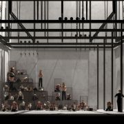 Set design by Paolo Fantin for Animal Farm opening scenes &copy; Paolo Fantin