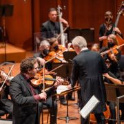 Noah Geller, David Robertson and the Seattle Symphony &copy; Brandon Patoc