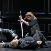 Wolfgang Ablinger-Sperrhacke (Mime) und Klaus Florian Vogt (Siegfried) &copy; Monika Rittershaus