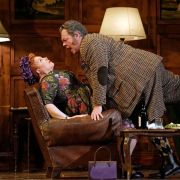 Marie-Nicole Lemieux (Mistress Quickly) and Michael Volle (Falstaff) &copy; Karen Almond | Met Opera