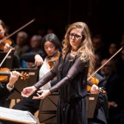 Barbara Hannigan dirige le LSO à Bozar &copy; Björn Comhaire