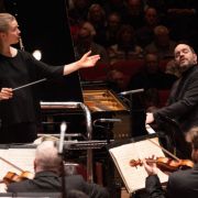 Mirga Gražinytė-Tyla, Kirill Gerstein and the CBSO &copy; Hannah Fathers