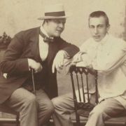 Fyodor Chaliapin and Sergei Rachmaninov in 1890 &copy; Public domain