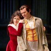 Krassimira Stoyanova (Floria Tosca) und Michael Fabiano (Mario Cavaradossi) &copy; Wiener Staatsoper | Michael Pöhn