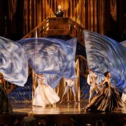 Meghan Lindsay (Mary Magdelen), Allyson McHardy (Mary Cleophas) and Alexis Basque (Trumpet) © Bruce Zinger
