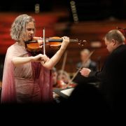 Hilary Hahn dans le Concerto de Johannes Brahms à Radio France &copy; Christophe Abramowitz
