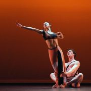 Jacob Larsen and So Young An in Martha Graham's Dark Meadow Suite &copy; Brian Pollock