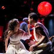Soula Parassidis (Iphigénie) and Jesse Blumberg (Oreste) &copy; Sam Brewer