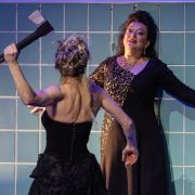 Szilvia Rálik (Elektra) and Atala Schöck (Klytaemnestra) &copy; Attila Nagy | Hungarian State Opera
