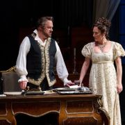 Roland Wood (Scarpia) and Sinead Campbell-Wallace (Tosca) &copy; Michael Cooper