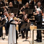 Alina Ibragimova, Edward Gardner and the London Philharmonic Orchestra &copy; London Philharmonic Orchestra
