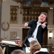 Tomáš Hanus conducts the Orchestra of Welsh National Opera &copy; Pražské Jaro | Prague Spring Festival 2023 | Ivan Malý