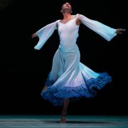 Alvin Ailey American Dance Theater's Constance Stamatiou in Ronald K. Brown's Dancing Spirit &copy; Julieta Cervantes