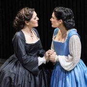 Maria Agresta (Anna Bolena) and Annalisa Stroppa (Giovanna Seymour) &copy; Luciano Romano
