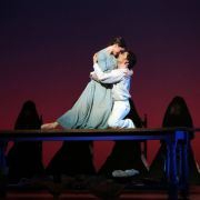 Cassandra Trenary and Herman Cornejo in Christopher Wheeldon's Like Water for Chocolate &copy; Marty Sohl