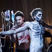 Jaka Mihelač (Thomas) and actor (Matthias) &copy; Gianmarco Bresadola