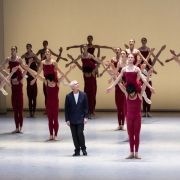 John Neumeier walks among his dancers in Gustav Mahler's Third Symphony &copy; Kiran West