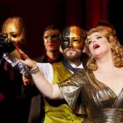 Marko Mimica (Dapertutto) and Jessica Pratt (Giulietta) &copy; Keith Saunders