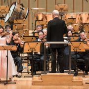 Chloe Chua and Ziyu He with Hans Graf and the Singapore Symphony Orchestra &copy; Jack Yam | Singapore Symphony Orchestra