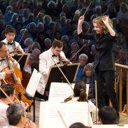 Anna Ratikina conducts the Boston Symphony Orchestra &copy; Hilary Scott