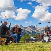 Outdoor performance at Sounds of the Dolomites &copy; A. Polla | Trentino Marketing