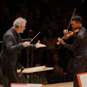Louis Langrée and Randall Goosby &copy; Lawrence Sumulong