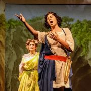 Francesca Lombardi Mazzulli (Calliope) und Valer Sabadus (Orfeo) &copy; Graca Darius Bijalojan