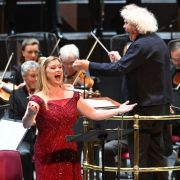 Lucy Crowe, Sir Simon Rattle and the London Symphony Orchestra &copy; BBC | Mark Allan